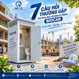 7 Câu Hỏi Thường Gặp Khi Mua Nhà Vệ Sinh Di Động BIOCAB