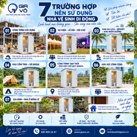 7 trường hợp nên sử dụng nhà vệ sinh di động